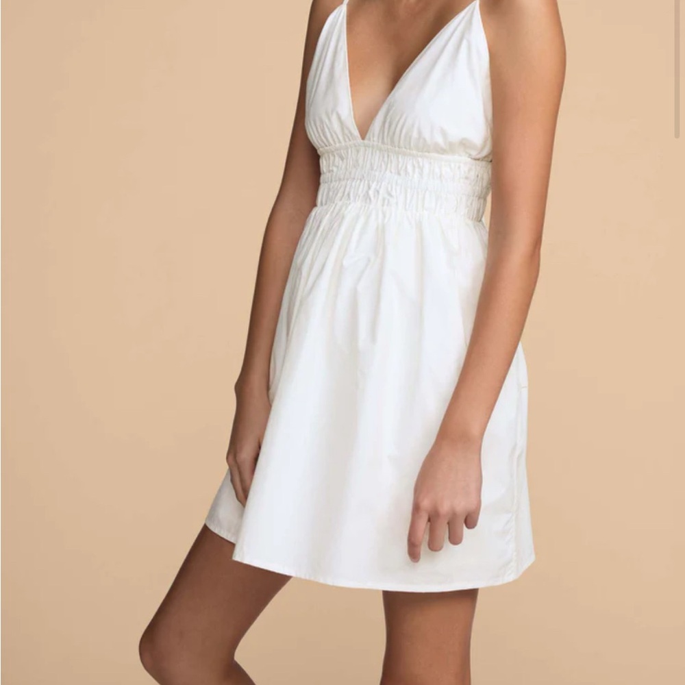 Mikoh Swimwear White Roxas Sundress